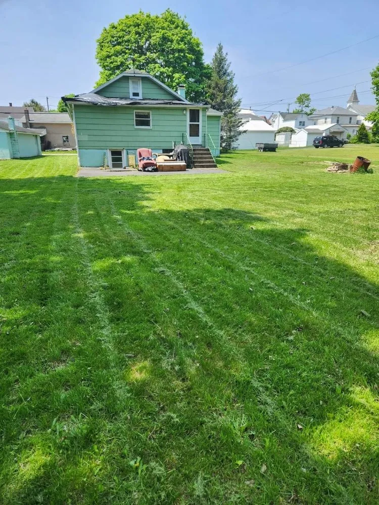 Local yard maintenance with custom design in Shenandoah, PA by Ron's Lawn Care