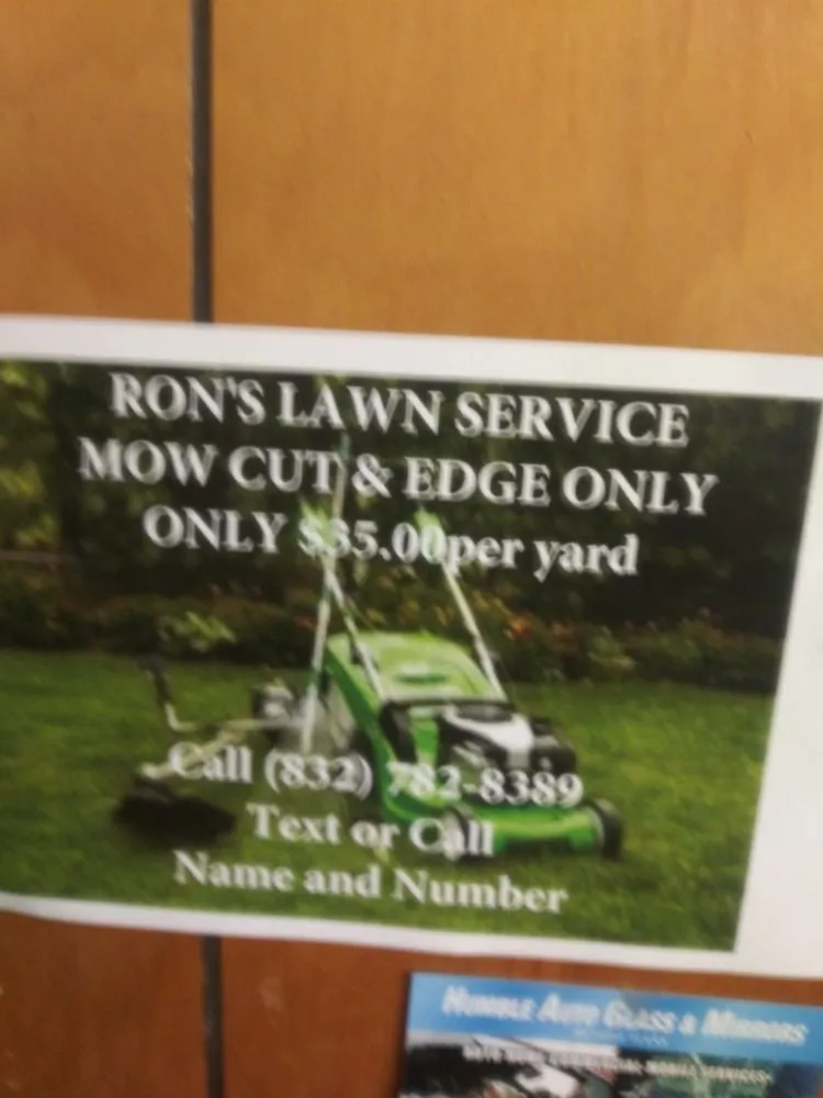 Reliable garden landscaping experts serving Houston, TX - Rons Lawn Service