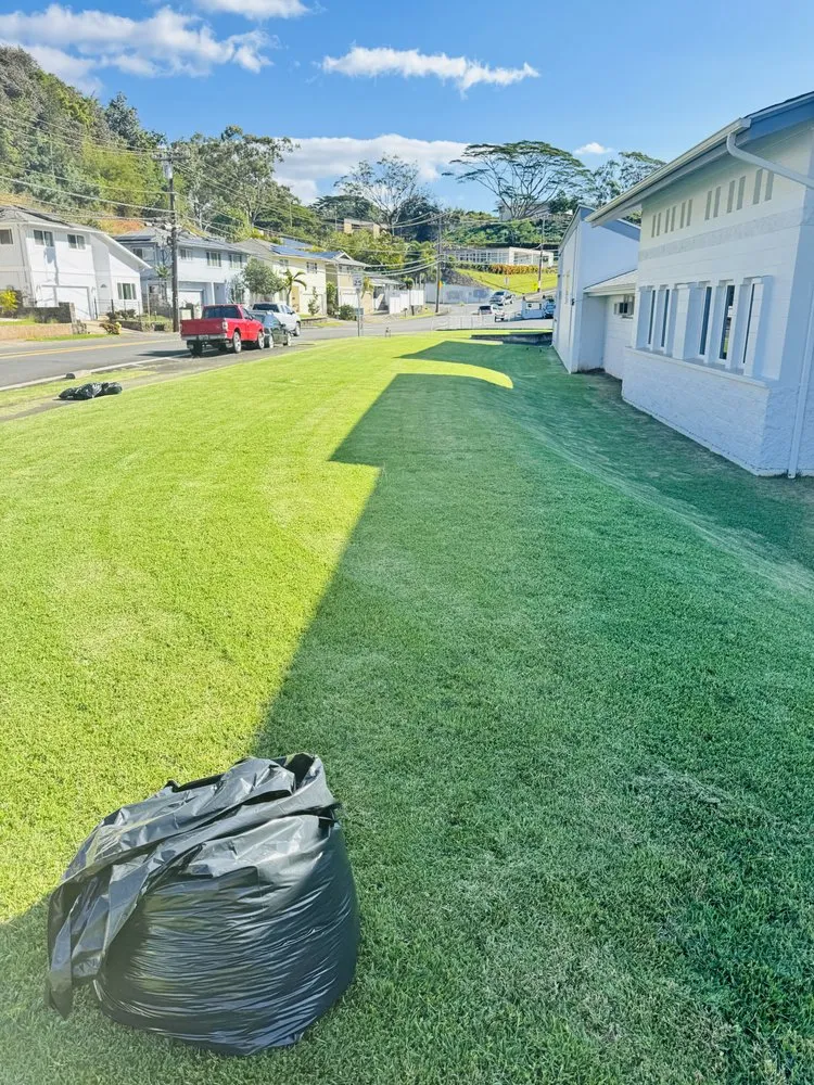 Custom landscape installation in Pearl City, HI - Ron’s Yard Service