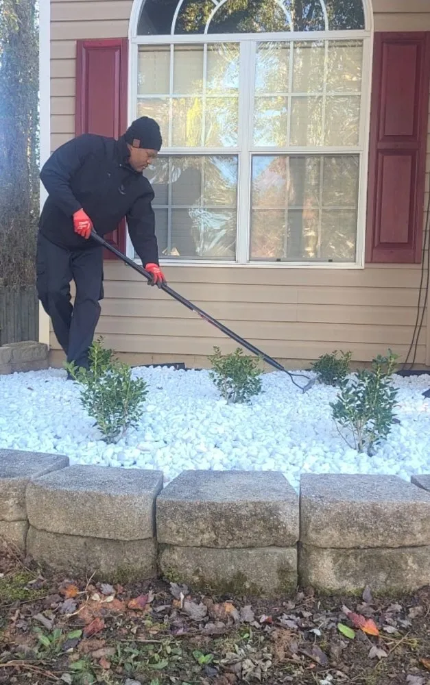 Custom landscaping services for beautiful yards in Hampton, GA by Rony Lawn Care