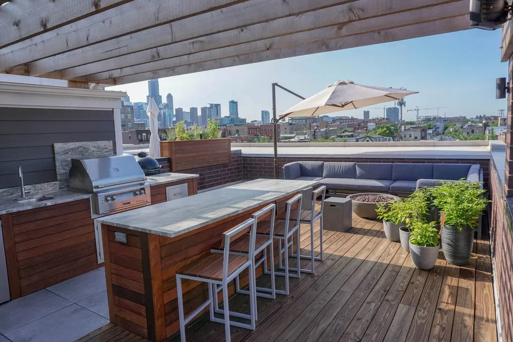 Reliable outdoor landscaping in Denver, CO - Roof Deck and Garden