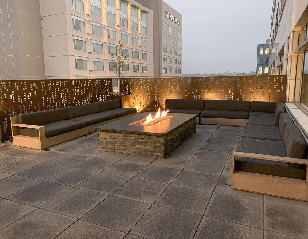 Custom landscape installation in Denver, CO - Roof Deck and Garden