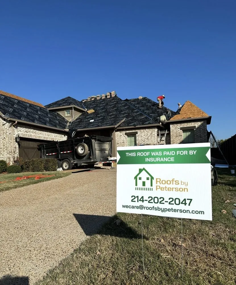 Professional lawn mowing service in Rockwall, TX by Roofs by Peterson