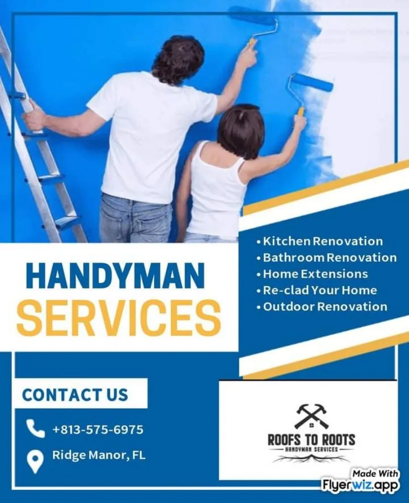 Affordable landscape installation for residential properties in Ridge Manor, FL by Roofs to Roots handyman services
