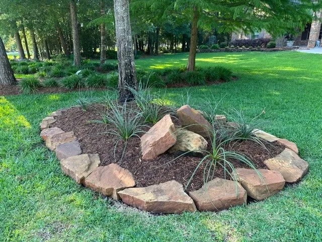 Trusted outdoor landscaping in Tomball, TX by Rooney Residential Services