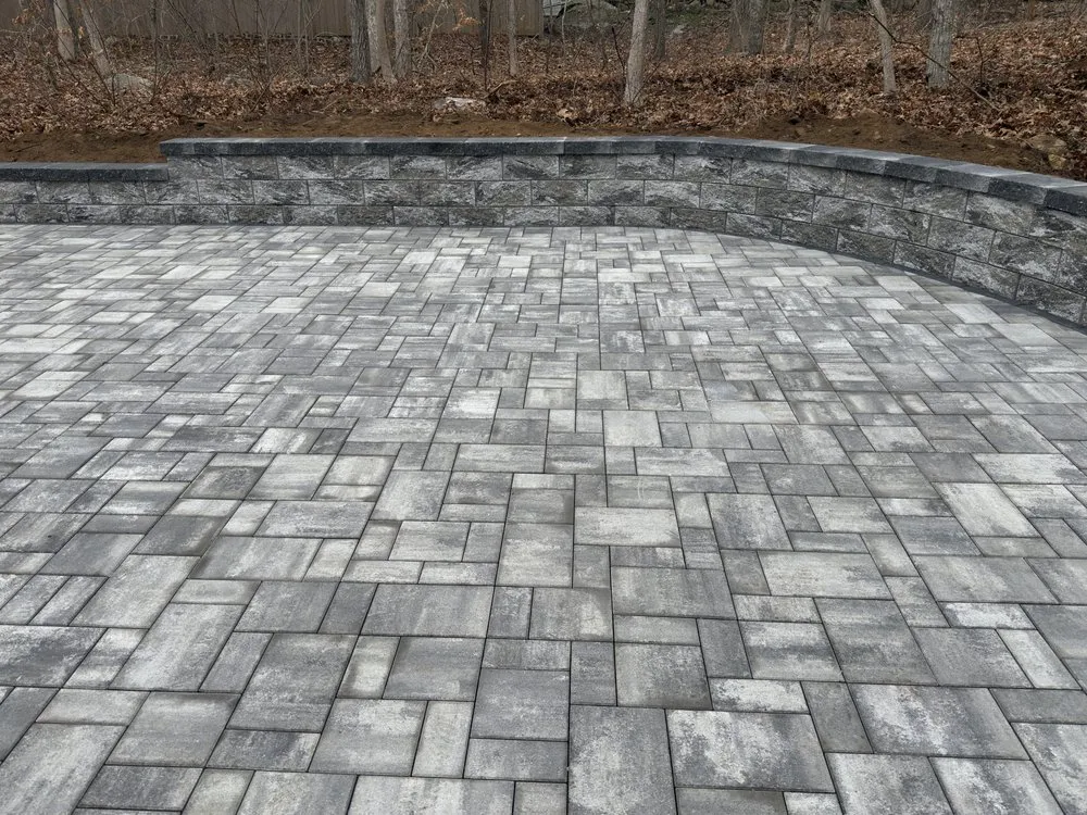 Professional landscape installation near you in West Yarmouth, MA by Roos Masonry Landscaping