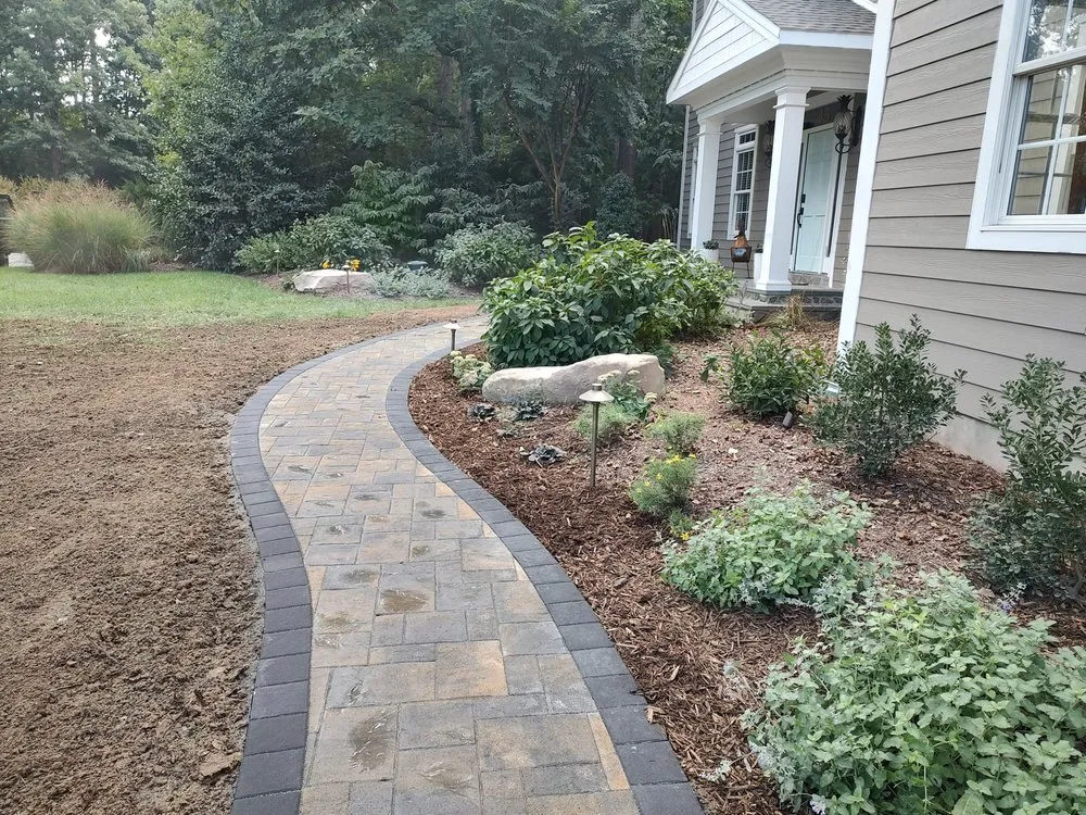 Custom outdoor landscaping in Severna Park, MD - Root & Stone