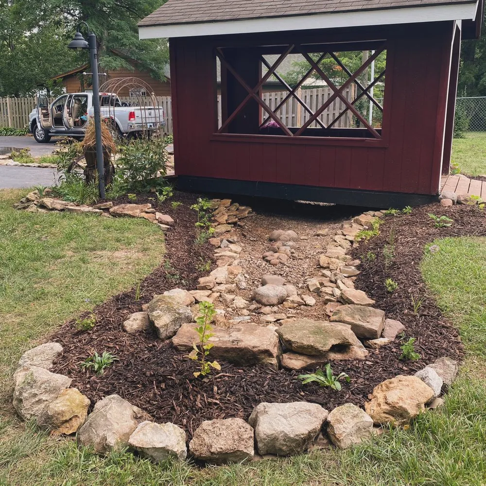 Professional landscape installation with custom design in Kansas City, MO by Root Design