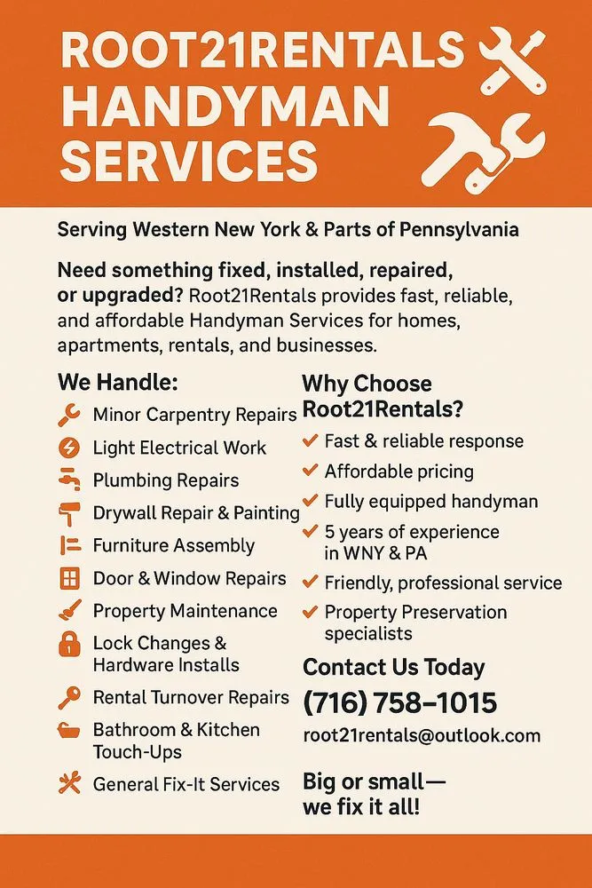 Affordable lawn mowing service in Dunkirk, NY - Root21Rentals