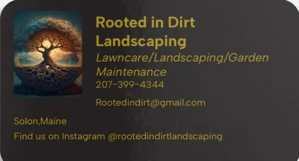 Rooted in Dirt Landscaping Logo