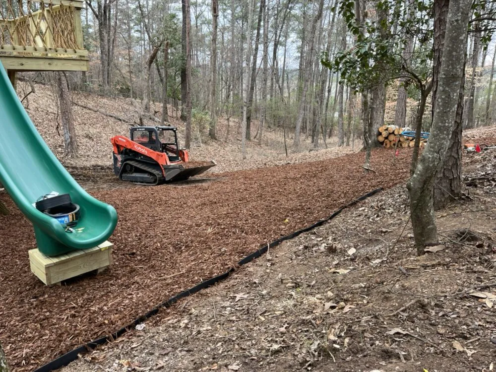 Affordable yard cleanup service in Birmingham, AL by Rooted Landscaping
