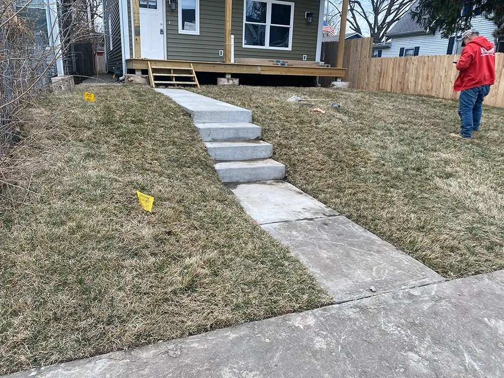 Custom lawn mowing service for outdoor upgrades in Indianapolis, IN by Rooted Lawn & Landscape