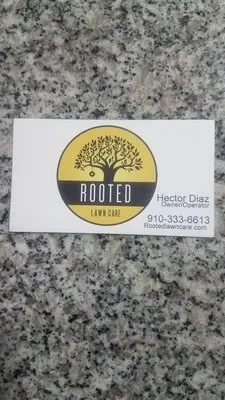 Rooted Lawn Care Logo
