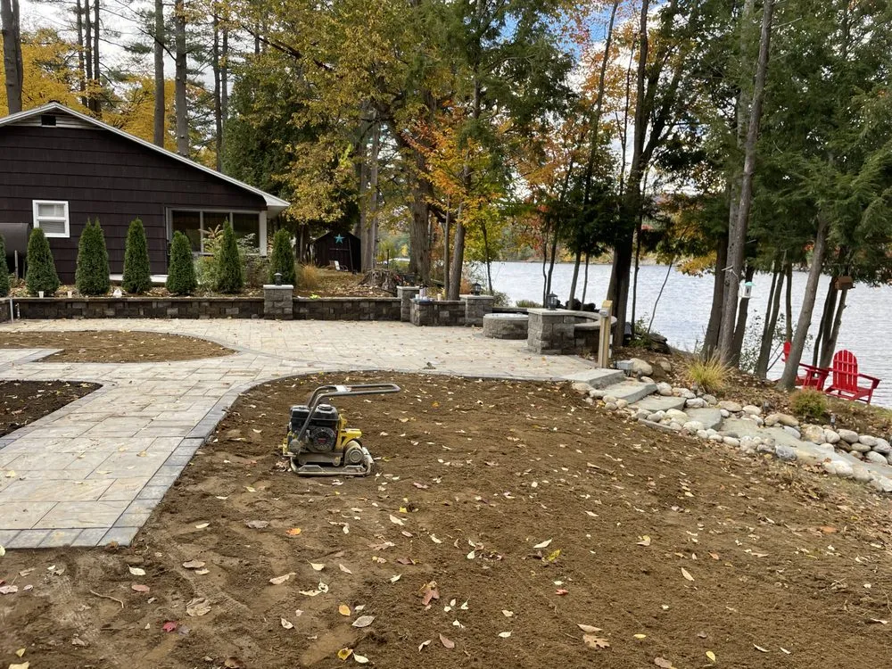 Custom garden landscaping in South Glens Falls, NY by Rootless Landscape