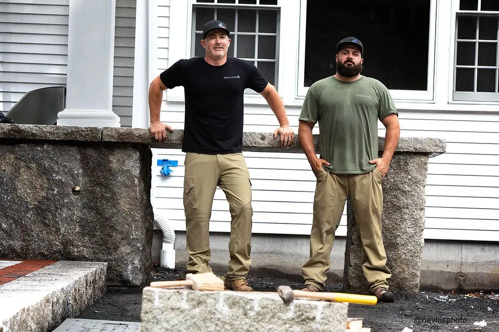 Affordable landscape installation for homes in Concord, MA by Roots & Rocks Landscape Artisans