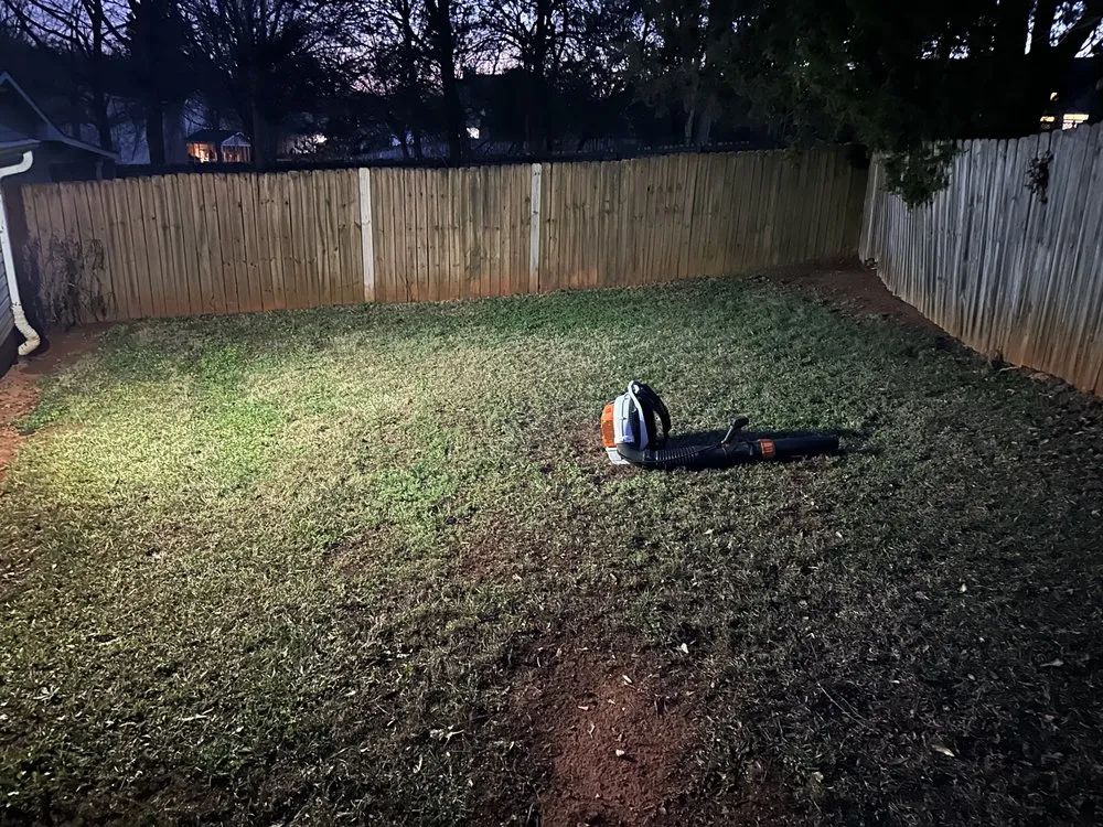 Custom yard cleanup service in Simpsonville, SC by Roots and Rise Lawncare