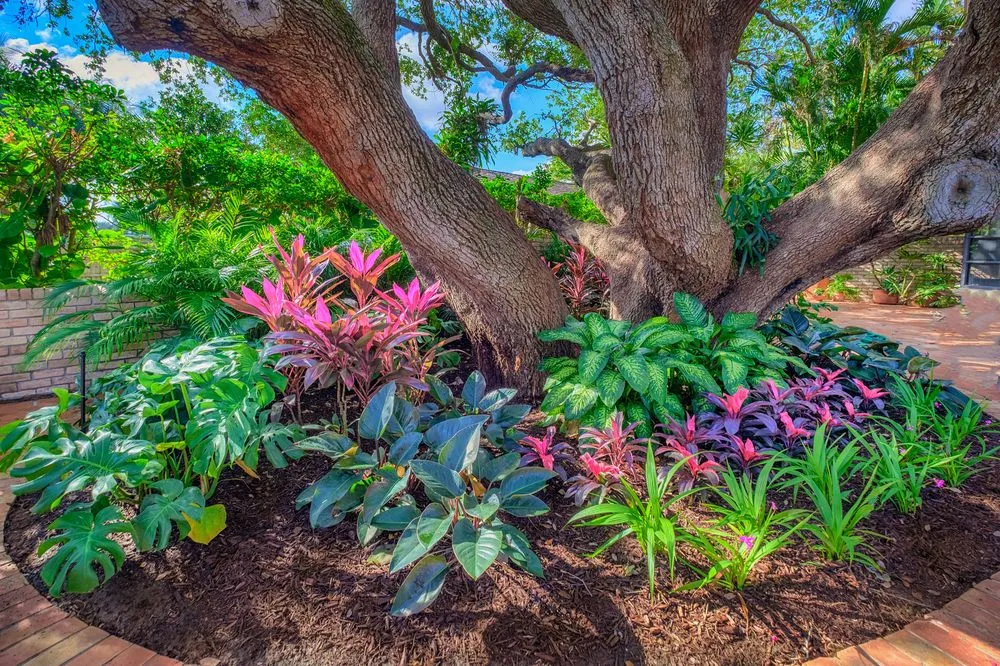 Professional garden landscaping in Palm Beach Gardens, FL by Roots Landscape Service