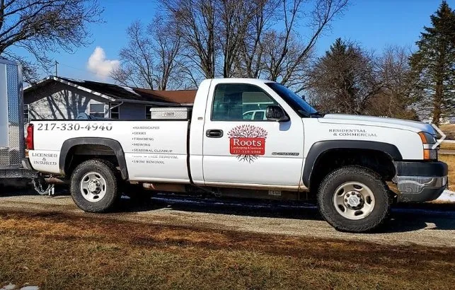 Trusted lawn care service with custom design in Cerro Gordo, IL by Roots Landscaping & Lawn Care