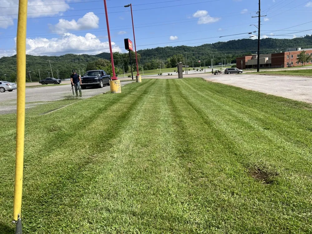 Affordable lawn mowing service for residential properties in Sevierville, TN by Roots Lawn Service