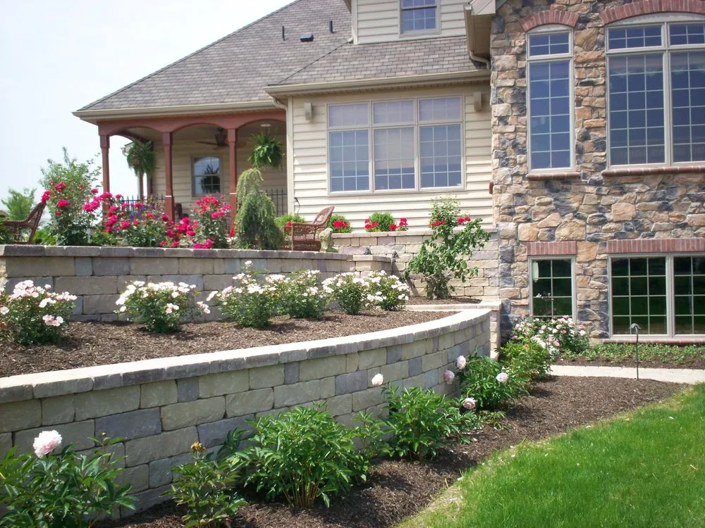 Affordable outdoor landscaping with custom design in Manheim, PA by Root's Nurseries