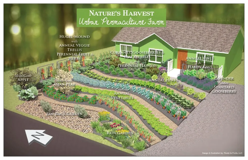 Local landscape design in Clarkston, MI - Roots to Fruits