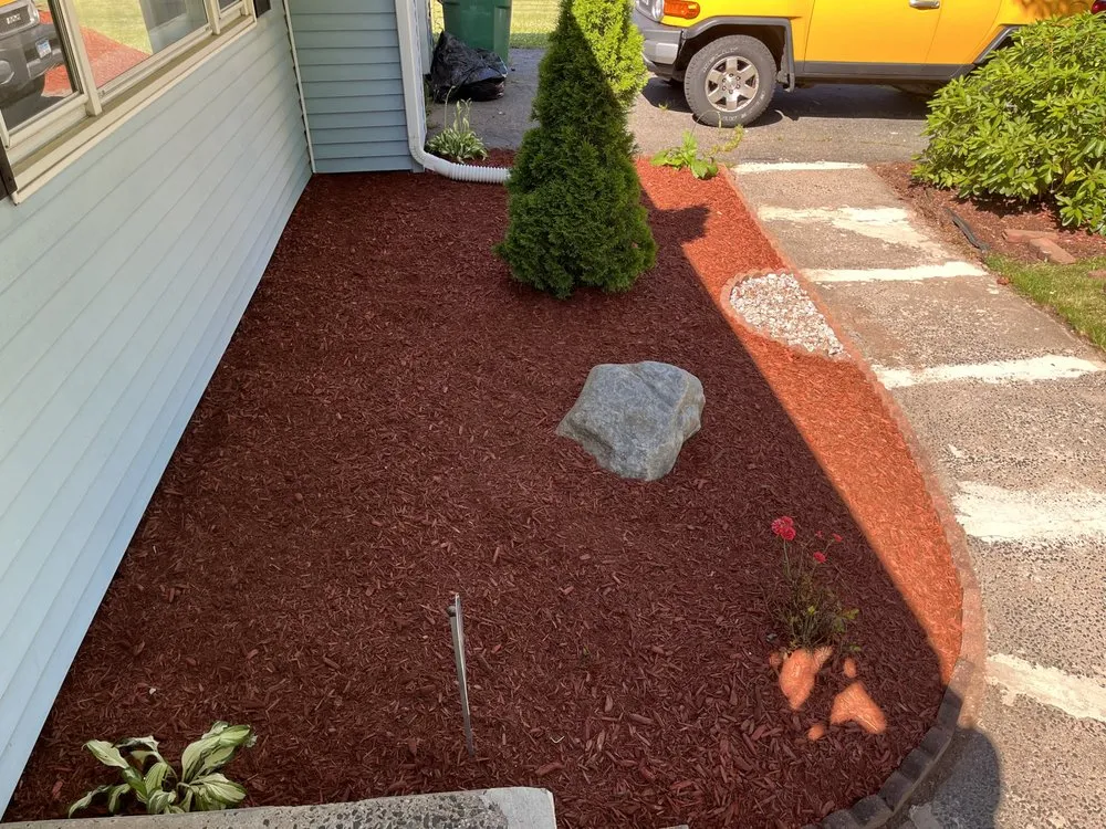 Custom outdoor landscaping for residential properties across Hartford, CT - Roper's Landscaping
