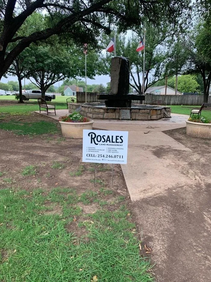 Affordable landscape installation in Albany, TX - Rosales Land Management