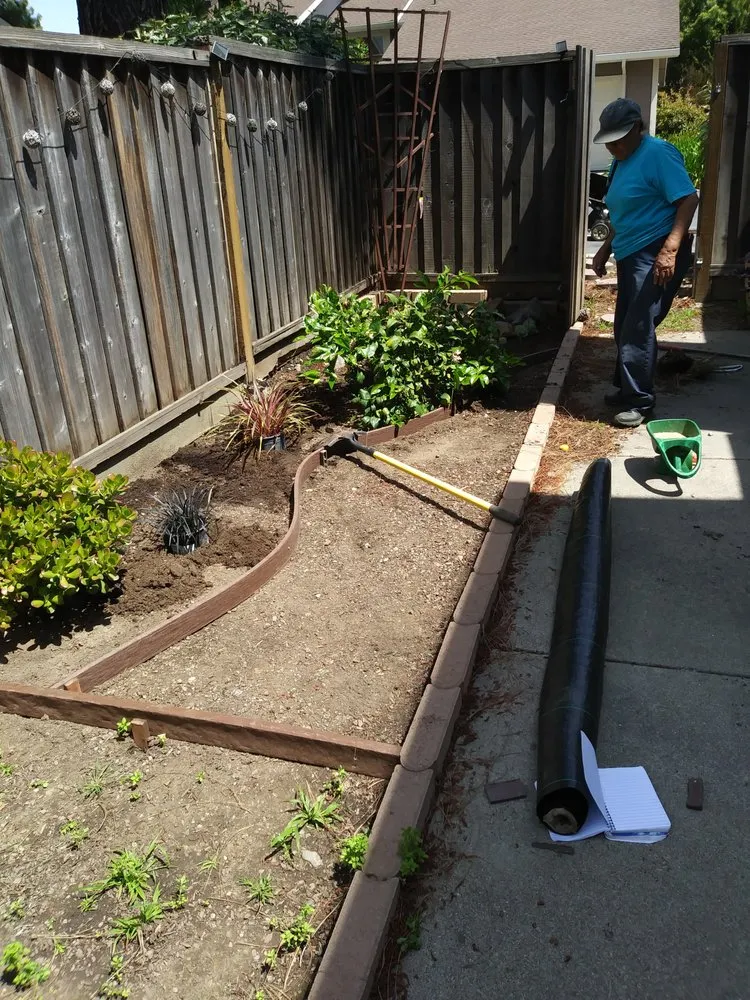 Custom landscape design in Hayward, CA by Rosa's Garden and Landscape Service