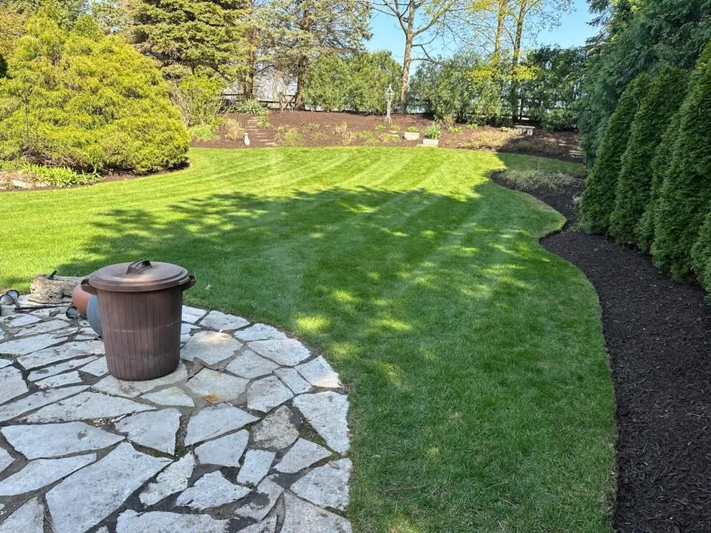 Professional yard maintenance in Island Lake, IL by Rosas Landscaping & Ice Control