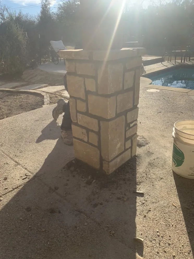 Custom lawn mowing service with custom design in Celina, TX by Rosas Landscaping & Stone Work