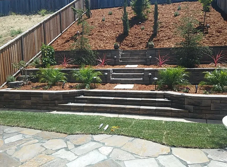 Professional garden landscaping for beautiful yards in Concord, CA by Rosas Landscaping