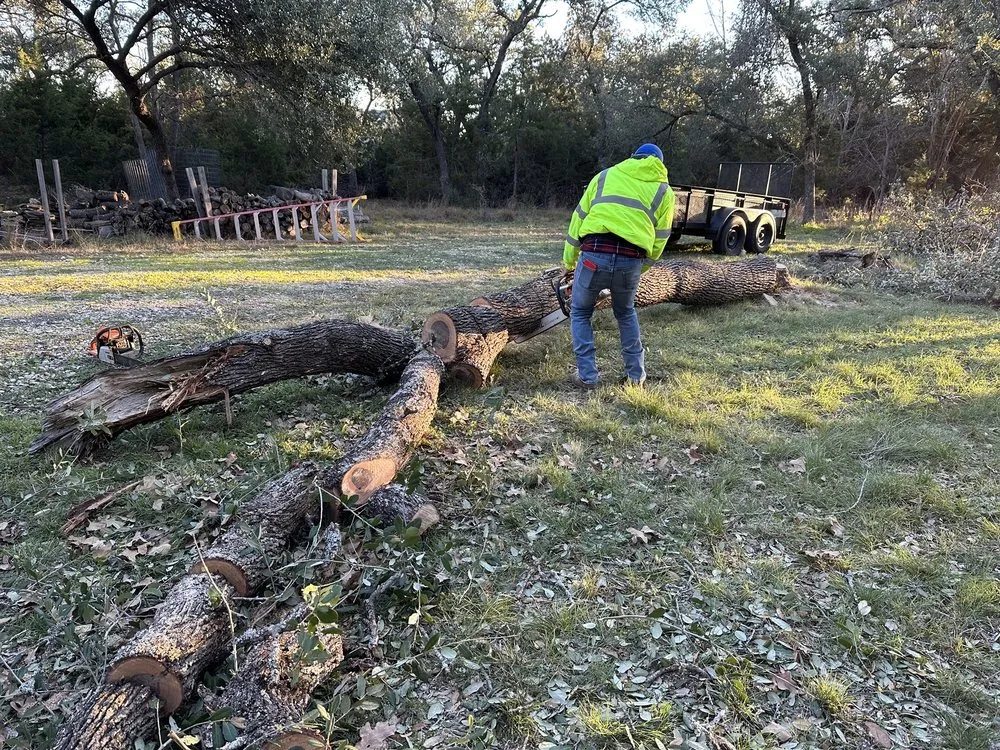 Local lawn mowing service for residential properties in Leander, TX by Rosas Tree Services