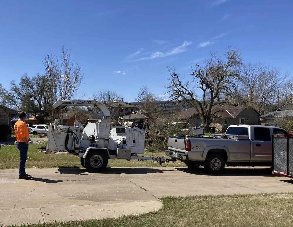 Local landscape installation for residential properties in Leander, TX by Rosas Tree Services