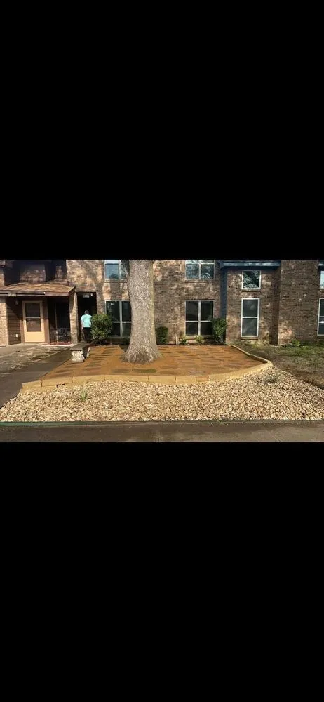 Professional lawn mowing service with custom design in Celina, TX by Rose & Two Thorns Landscaping & GC