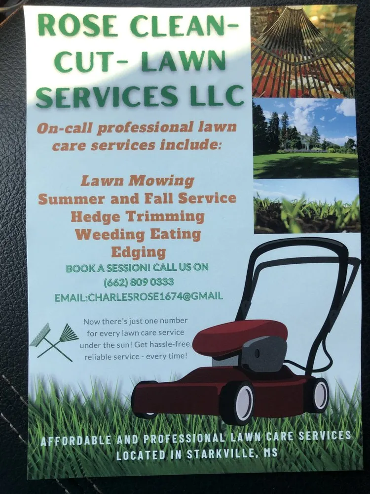 Expert landscaping services in Starkville, MS by Rose Clean Cut Lawn Care