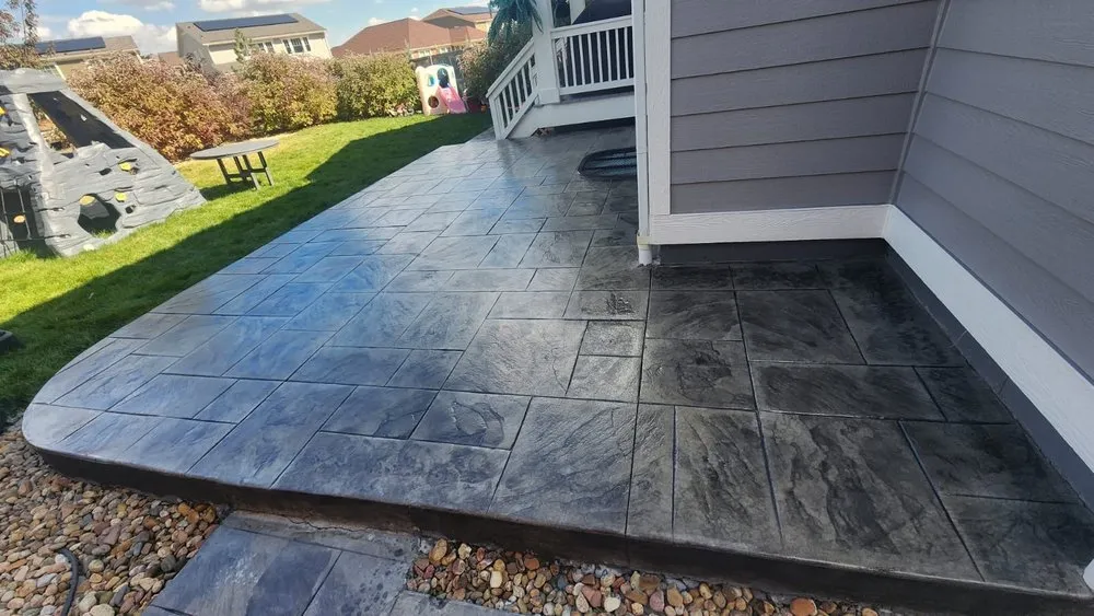 Custom outdoor landscaping in Westminster, CO by Rose Concrete