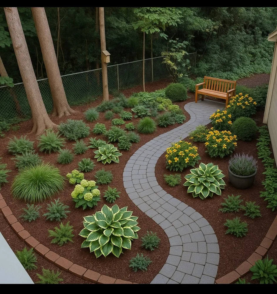 Custom landscape installation for year-round maintenance across Marietta, GA - Rose Garden