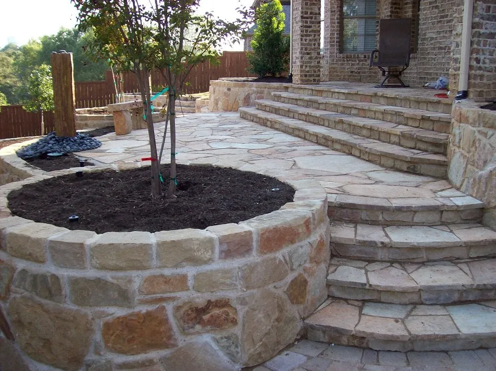 Reliable lawn mowing service for residential properties in Lewisville, TX by Rose Landscapes