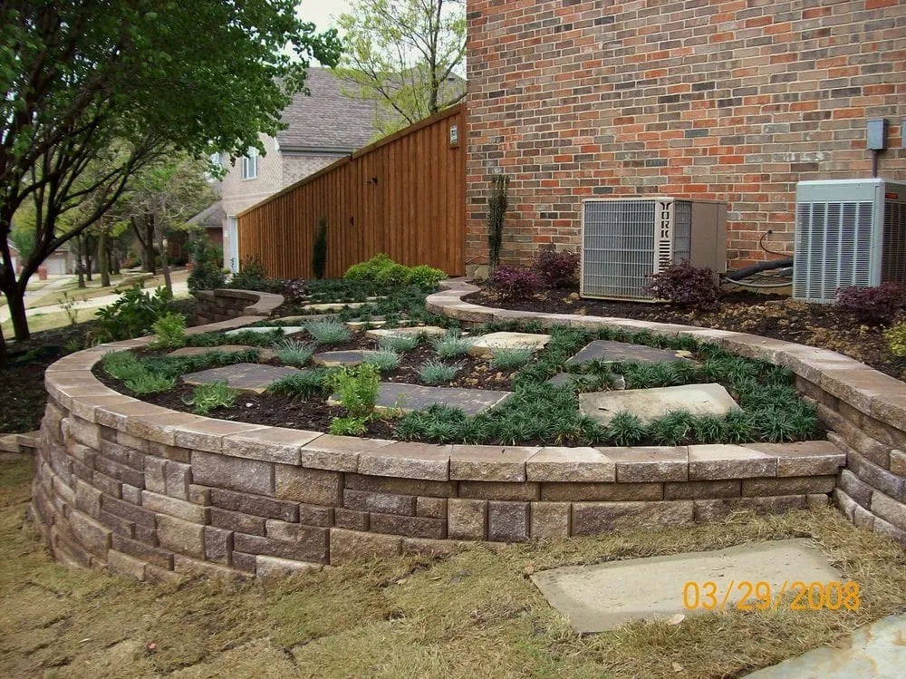 Reliable landscape installation for residential properties in Lewisville, TX by Rose Landscapes