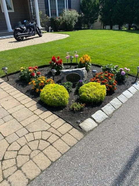 Custom garden landscaping in Arlington, MA - Rose Landscaping and Construction