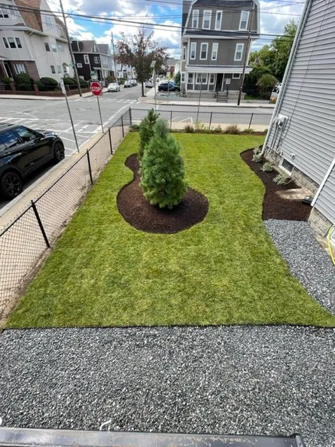 Local landscape design in Arlington, MA by Rose Landscaping and Construction
