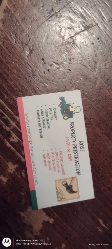 Local landscape installation in Fort Smith, AR by Rose Property Presevation