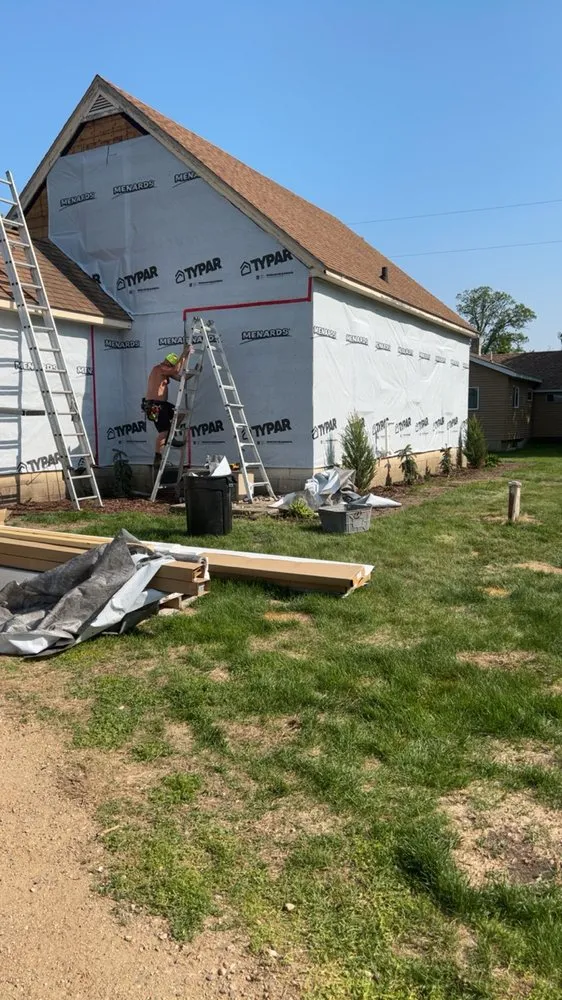 Custom residential landscaping for beautiful yards in Benson, MN by Rosen Exteriors