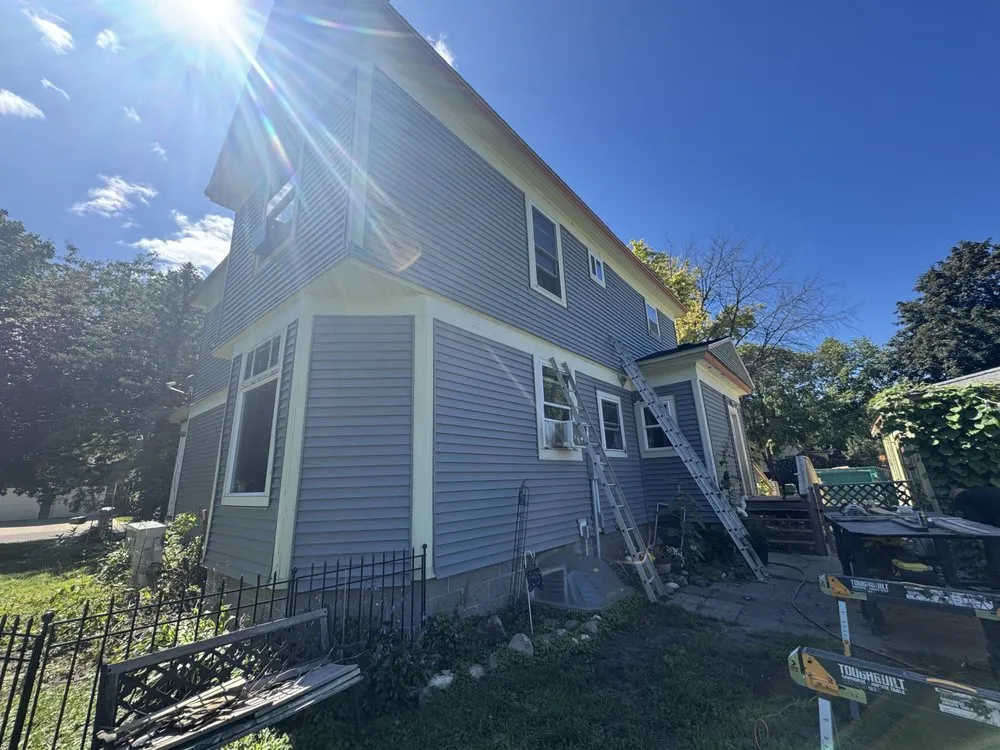 Professional yard maintenance with custom design in Benson, MN by Rosen Exteriors