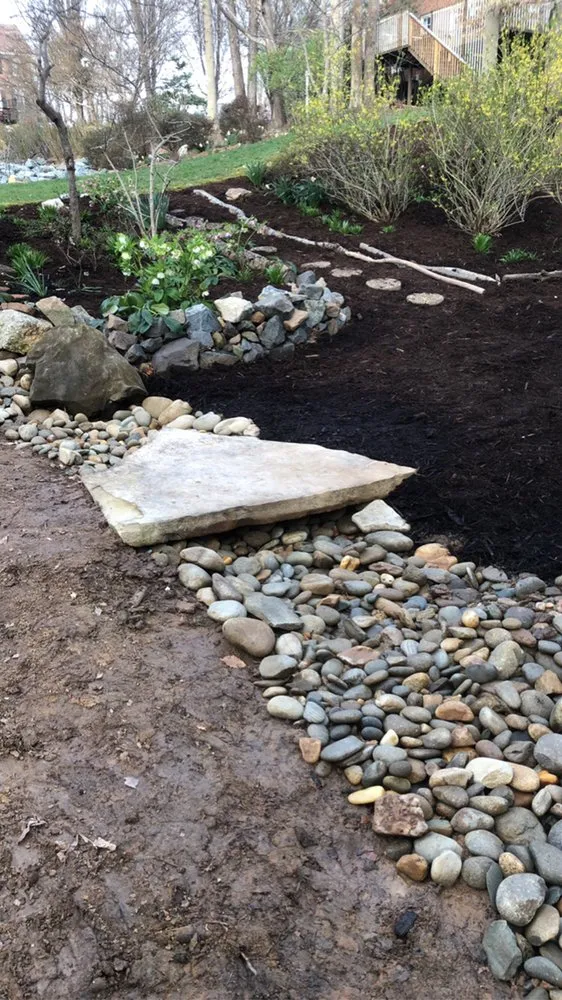 Reliable landscape installation in Lewisville, NC by Rose’s Landscaping