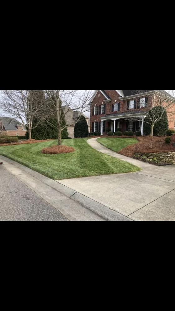 Custom lawn mowing service for outdoor upgrades in Lewisville, NC by Rose’s Landscaping