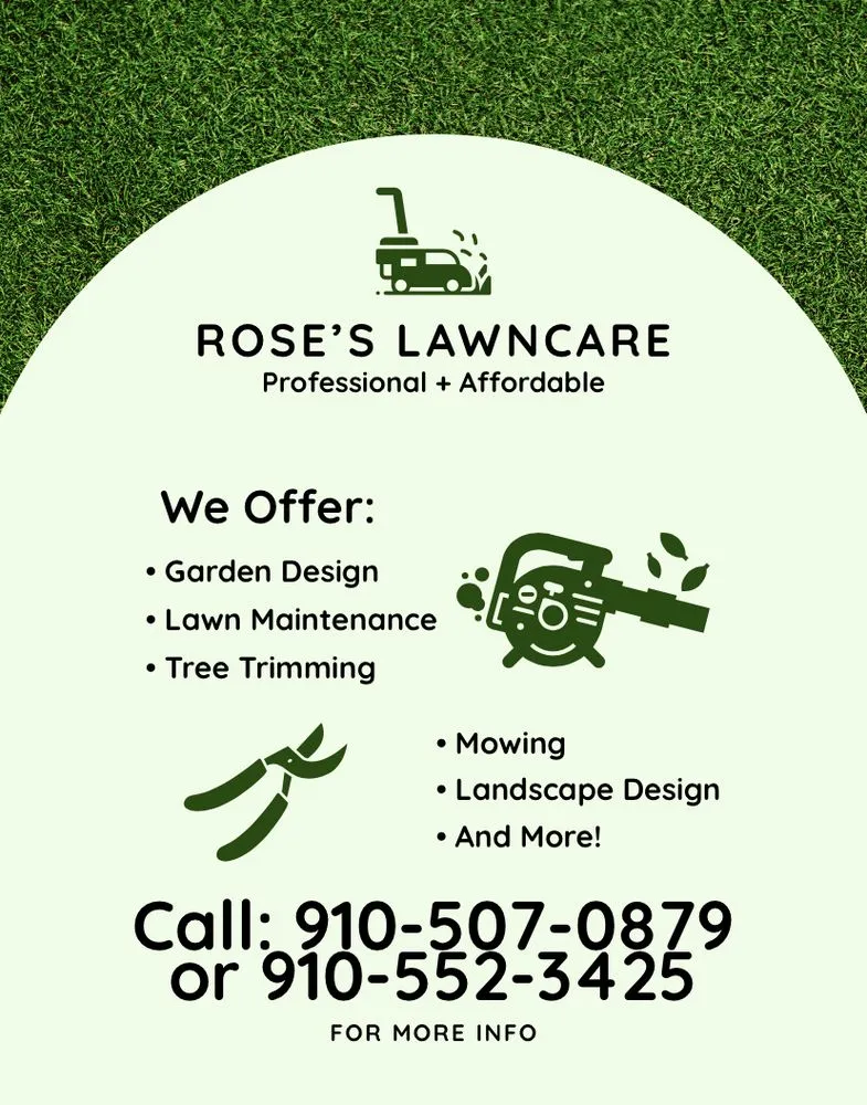 Local garden landscaping experts serving Richlands, NC - Roses Lawn Care Services