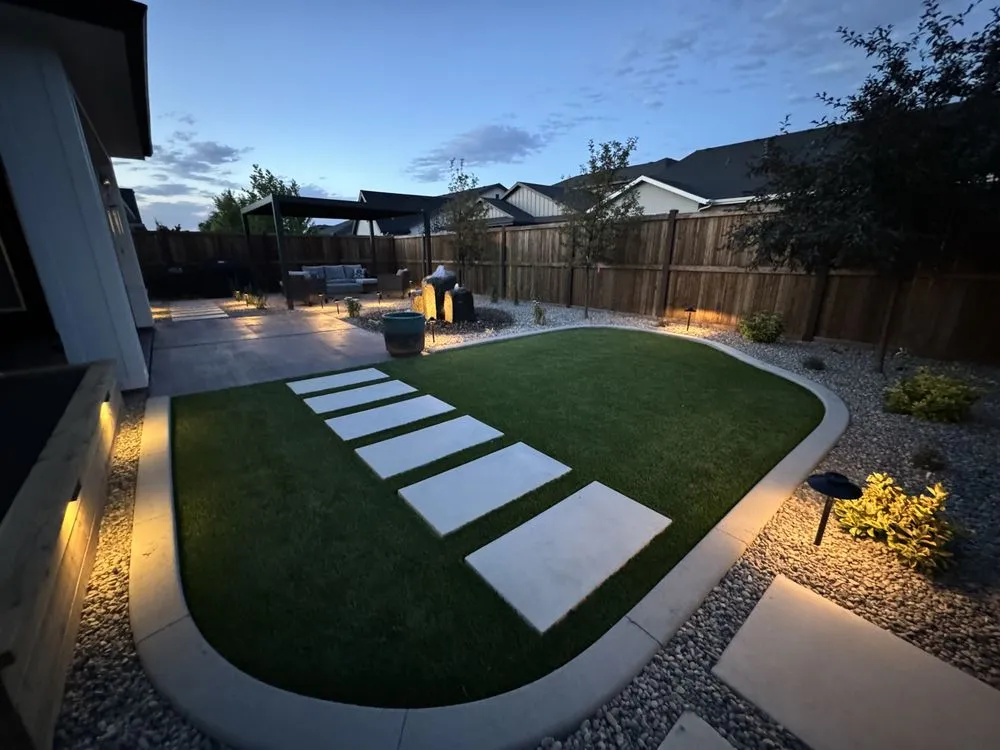 Affordable outdoor landscaping in Nampa, ID by Rosewood Outdoor Living