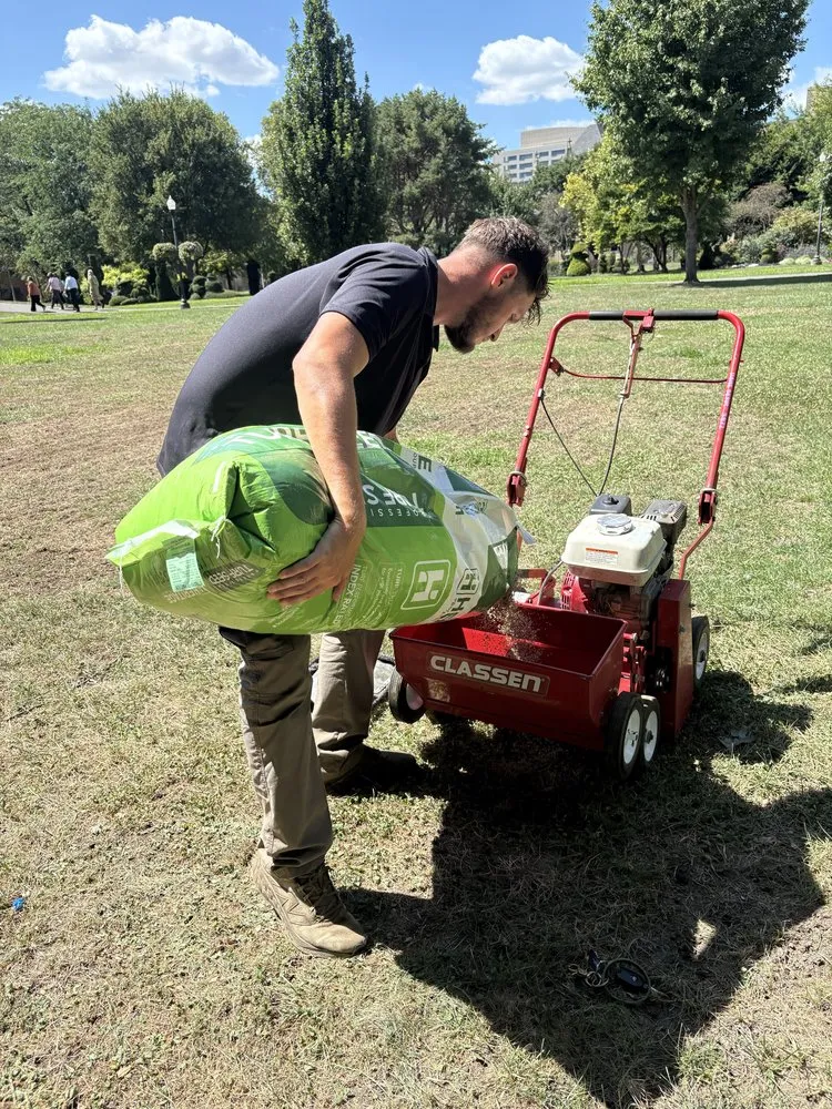 Local landscape installation in Columbus, OH by Rosey’s Home & Lawn Care