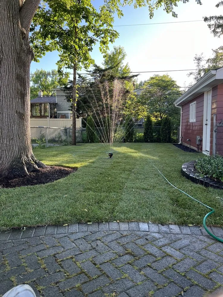 Expert garden landscaping with custom design in Elmhurst, IL by Ross & Jack's Landscaping